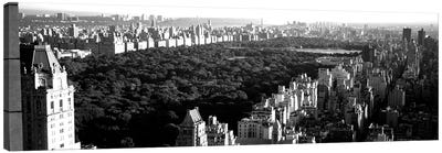 High-Angle View Of Buildings In A City, Central Park, Manhattan, New York City, New York State, USA Canvas Art Print - Central Park