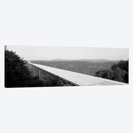High-Angle View Of New River Gorge Bridge, Route 19, West Virginia, USA Canvas Print #PIM15151} by Panoramic Images Canvas Artwork