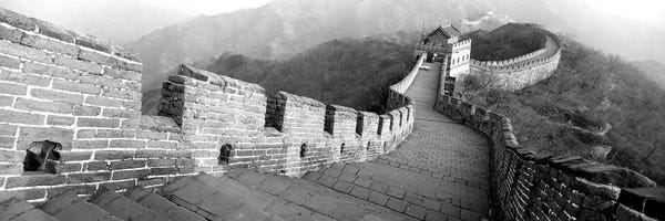 The Great Wall Of China: High-Angle View Of The Great Wall Of China, Mutianyu, China I by Panoramic Images