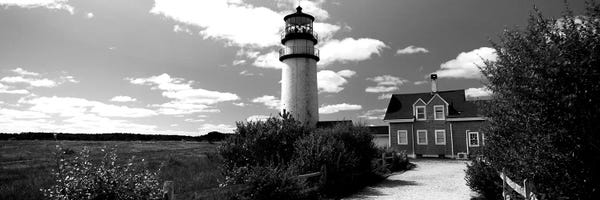 Massachusetts: Highland Light Lighthouse, Cape Cod National Seashore, North Truro, Barnstable County, Massachusetts, USA by Panoramic Images