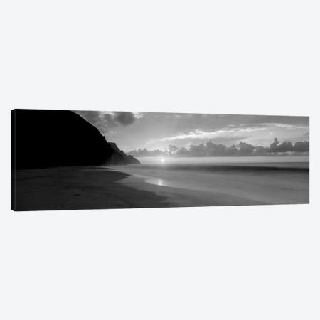 Kalalau Beach Sunset, Na Pali Coast, Hawaii, USA Canvas Print #PIM15160} by Panoramic Images Canvas Art Print