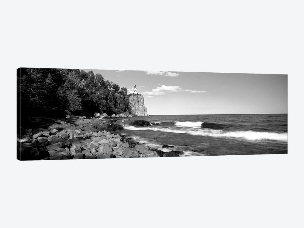 Lighthouse On A Cliff, Split Rock Lighthouse, Lake Superior, Minnesota, USA by Panoramic Images 1-piece Canvas Print