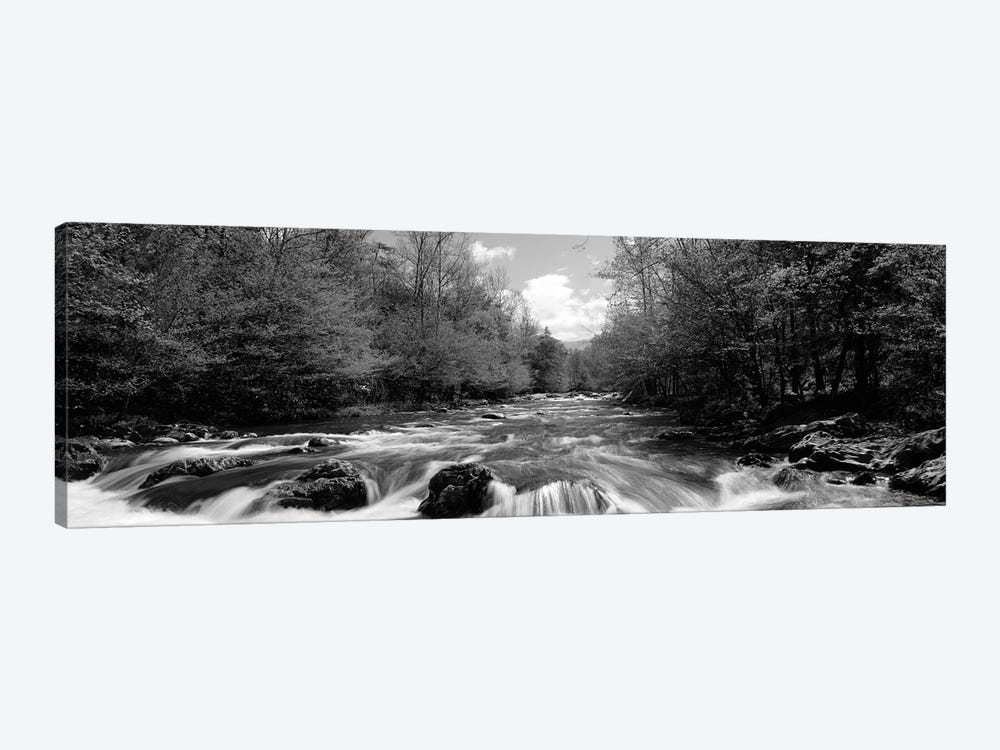 Little Pigeon River, Great Smoky Mountains National Park, Sevier County, Tennessee, USA 1-piece Canvas Artwork