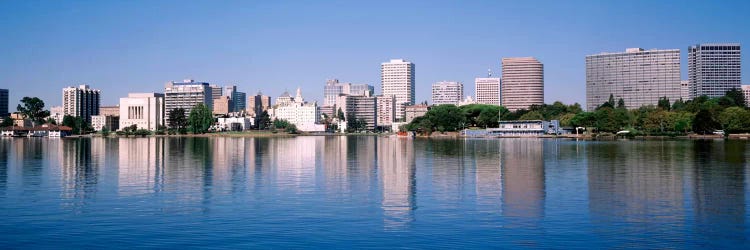 Panoramic View Of The Waterfront And Skyline, Oakland, California, USA