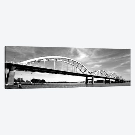 Low-Angle View Of A Bridge, Centennial Bridge, Davenport, Iowa, USA Canvas Print #PIM15171} by Panoramic Images Canvas Art