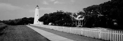 Low-Angle View Of A Lighthouse, Ocracoke Lighthouse, Ocracoke Island, North Carolina, USA by Panoramic Images multi panel art