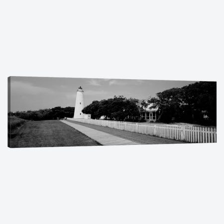 Low-Angle View Of A Lighthouse, Ocracoke Lighthouse, Ocracoke Island, North Carolina, USA Canvas Print #PIM15174} by Panoramic Images Art Print