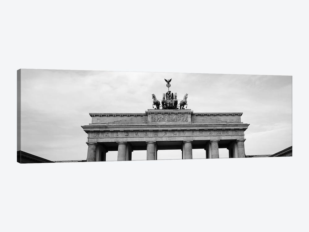 Low-Angle View Of Brandenburg Gate, Pariser Platz, Berlin, Germany by Panoramic Images 1-piece Art Print