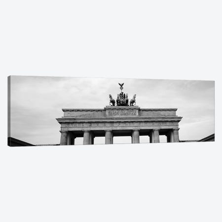 Low-Angle View Of Brandenburg Gate, Pariser Platz, Berlin, Germany Canvas Print #PIM15177} by Panoramic Images Canvas Print