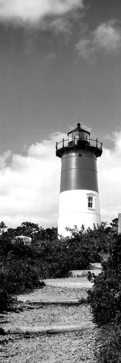 Low-Angle View Of Nauset Lighthouse, Nauset Beach, Eastham, Cape Cod, Barnstable County, Massachusetts, USA