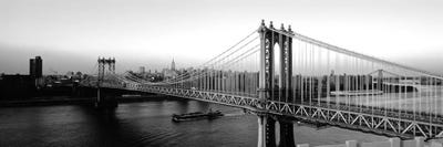 Manhattan Bridge, NYc, New York City, New York State, USA by Panoramic Images canvas print