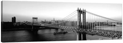 Manhattan Bridge, NYc, New York City, New York State, USA Canvas Art Print - New York Art
