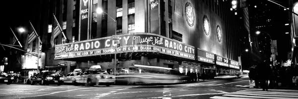 Manhattan: Manhattan, Radio City Music Hall, NYc, New York City, New York State, USA by Panoramic Images