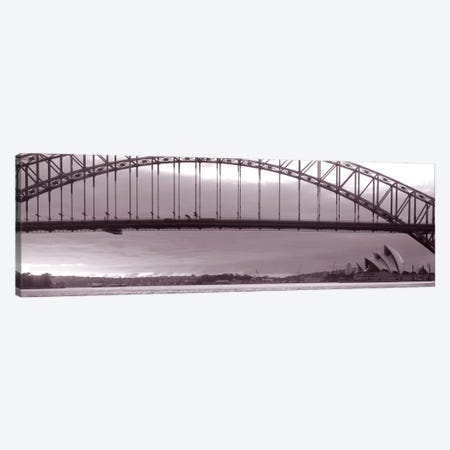Harbor Bridge, Pacific Ocean, Sydney, Australia Canvas Print #PIM1518} by Panoramic Images Canvas Art Print
