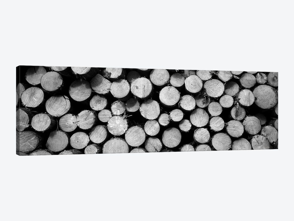 Marked Wood In A Timber Industry, Black Forest, Germany by Panoramic Images 1-piece Canvas Artwork