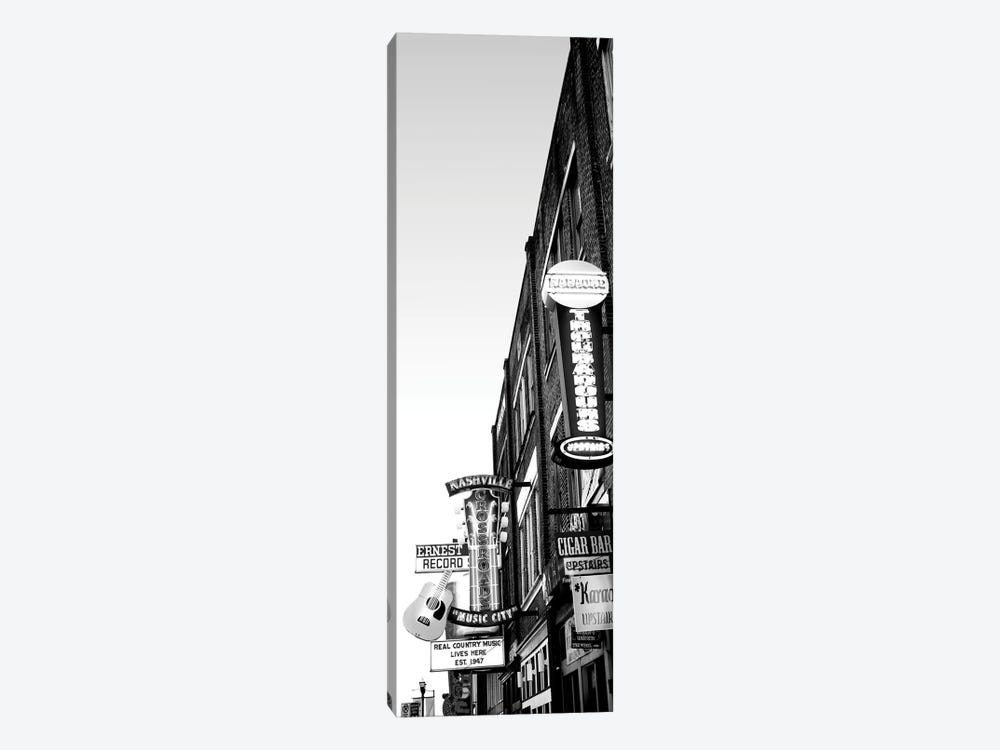 Neon Signs At Dusk, Nashville, Tennessee, USA by Panoramic Images 1-piece Canvas Wall Art