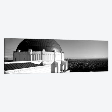 Observatory With Cityscape In The Background, Griffith Park Observatory, Los Angeles, California, USA Canvas Print #PIM15196} by Panoramic Images Canvas Art Print