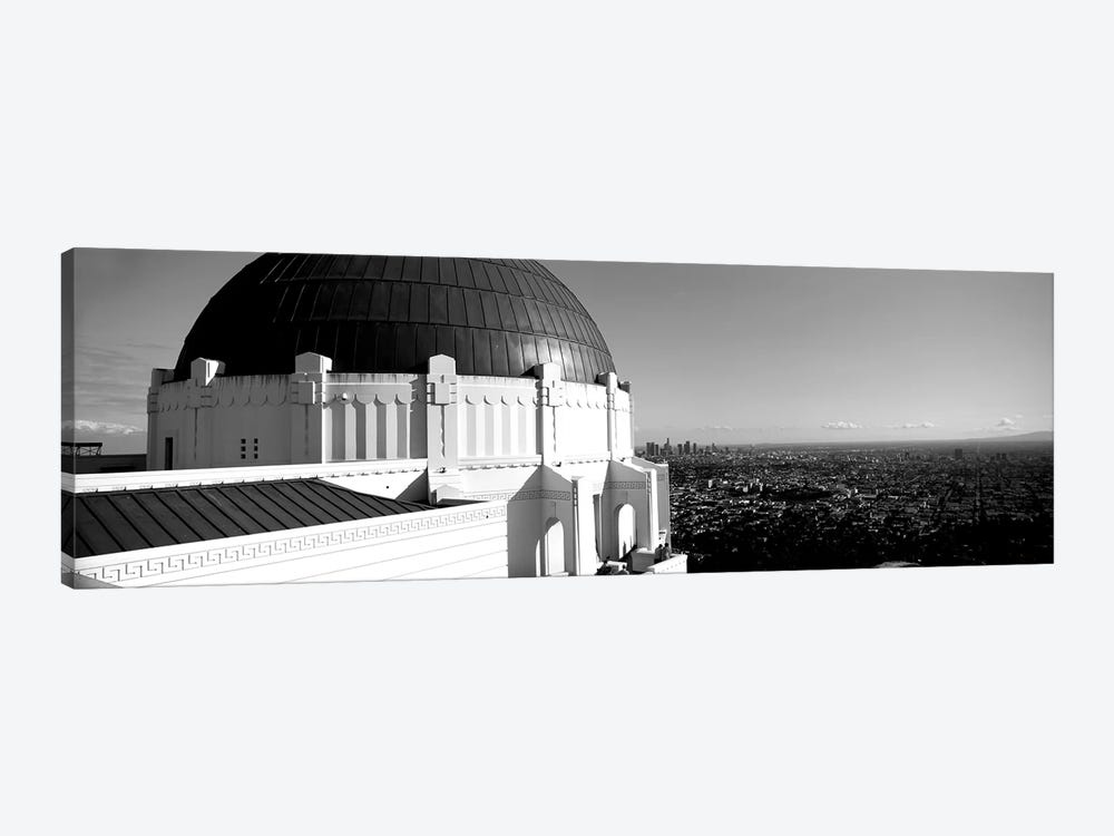 Observatory With Cityscape In The Background, Griffith Park Observatory, Los Angeles, California, USA by Panoramic Images 1-piece Canvas Art