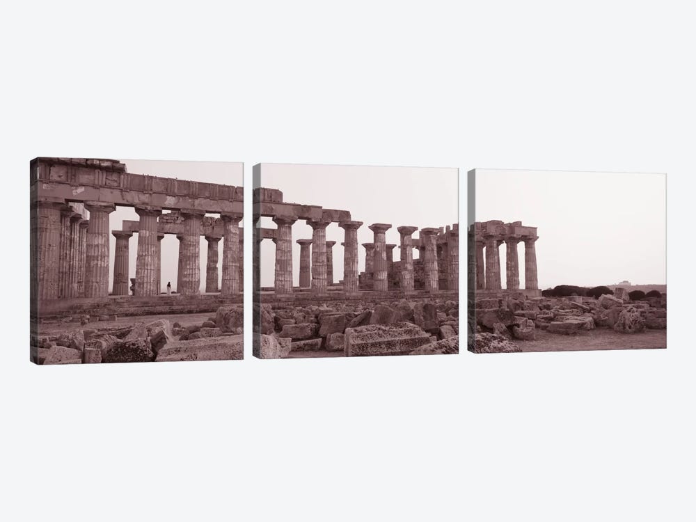 Acropolis Selinunte Archeological Park Italy by Panoramic Images 3-piece Canvas Art