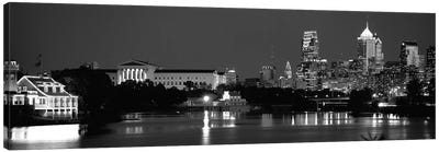 Philadelphia, Pennsylvania, USA Canvas Art Print - Black & White Photography