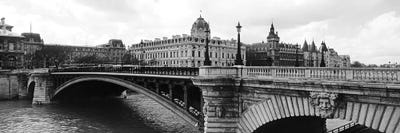 Pont Notre-Dame Over Seine River, Palais De Justice, La Conciergerie, Paris, Île-de-France, France by Panoramic Images canvas print