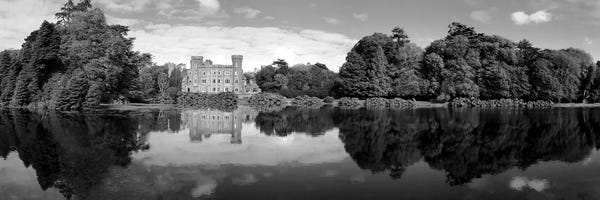 Reflection Of A Castle In Water, Johnstown Castle, County Wexford, Republic Of Ireland