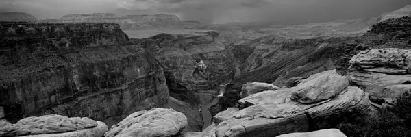River Passing Through A Canyon, Toroweap Overlook, North Rim, Grand Canyon National Park, Arizona, USA I