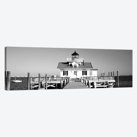 Roanoke Marshes Lighthouse, Outer Banks, North Carolina, USA Canvas Print #PIM15213} by Panoramic Images Canvas Art Print