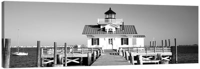Roanoke Marshes Lighthouse, Outer Banks, North Carolina, USA Canvas Art Print - North Carolina Art