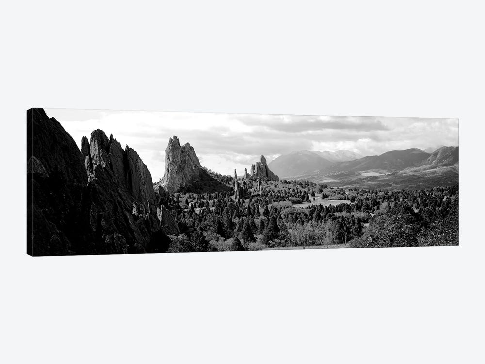 Rock Formations On A Landscape, Garden Of The Gods, Colorado Springs, Colorado, USA by Panoramic Images 1-piece Art Print