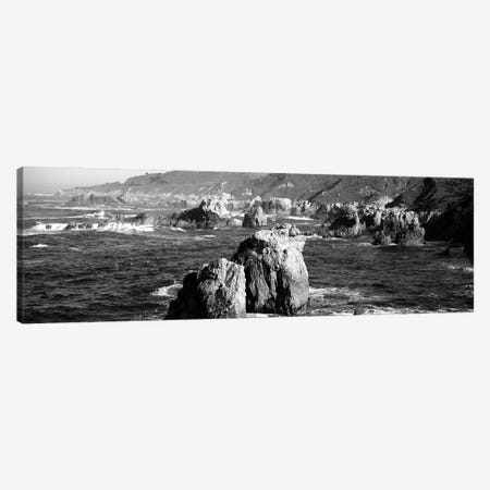 Rock Formations On The Beach, Big Sur, Garrapata State Beach, Monterey Coast, California, USA Canvas Print #PIM15217} by Panoramic Images Canvas Art