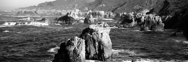 Monterey: Rock Formations On The Beach, Big Sur, Garrapata State Beach, Monterey Coast, California, USA by Panoramic Images
