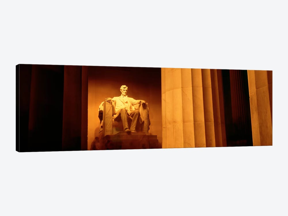 Night, Lincoln Memorial, Washington DC, District Of Columbia, USA by Panoramic Images 1-piece Art Print