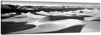 Sand Dunes In A Desert, Death Valley National Park, California, USA Canvas Art Print - Death Valley National Park Art