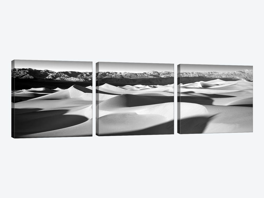 Sand Dunes In A Desert, Death Valley National Park, California, USA by Panoramic Images 3-piece Art Print