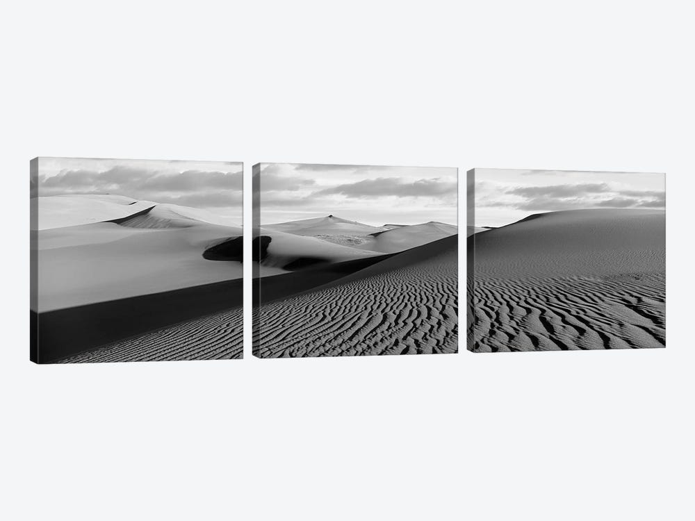 Sand Dunes In A Desert, Great Sand Dunes National Park, Colorado, USA by Panoramic Images 3-piece Canvas Wall Art
