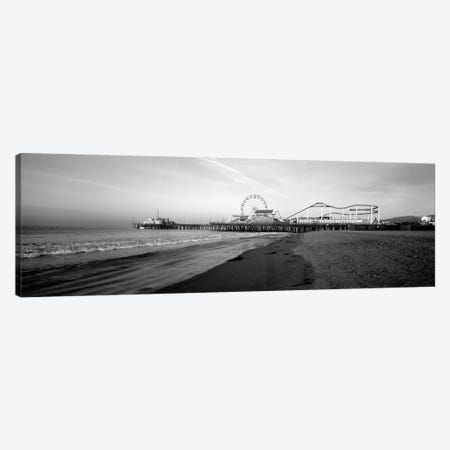 Santa Monica Pier, California, USA Canvas Print #PIM15222} by Panoramic Images Canvas Wall Art