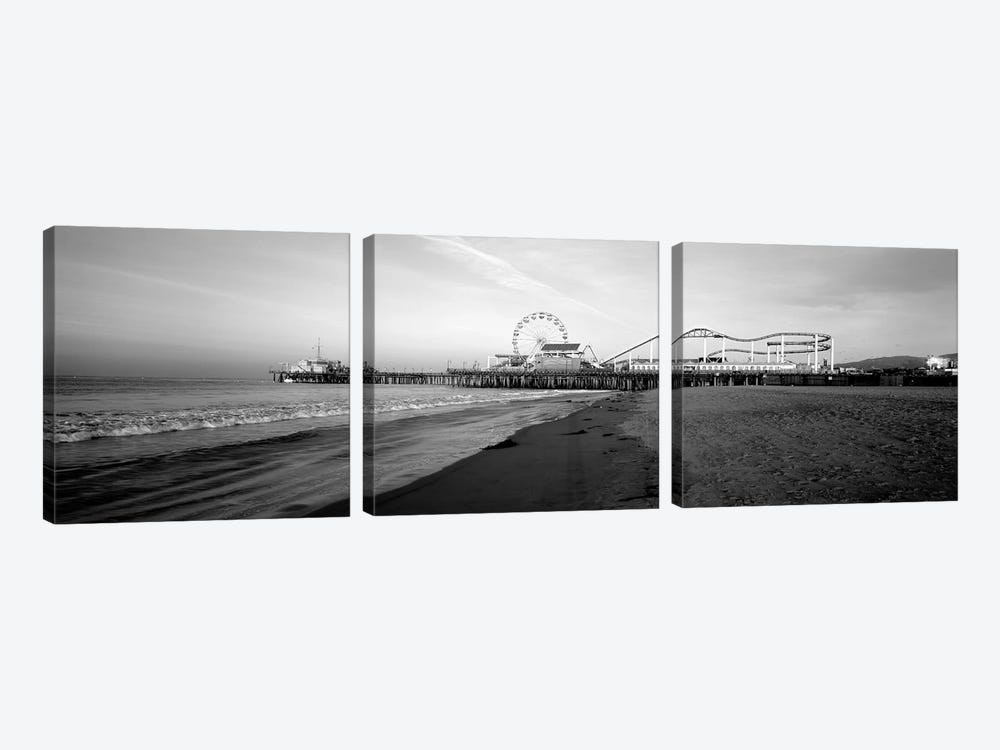Santa Monica Pier, California, USA by Panoramic Images 3-piece Art Print