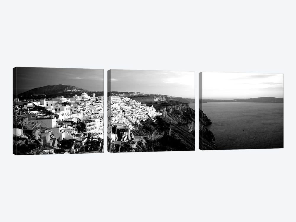 Santorini, Greece by Panoramic Images 3-piece Canvas Wall Art