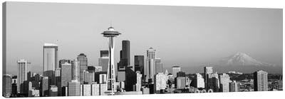 Skyline, Seattle, Washington State, USA Canvas Art Print - Seattle Skylines