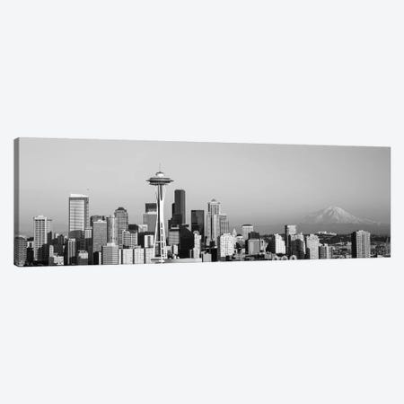 Skyline, Seattle, Washington State, USA Canvas Print #PIM15228} by Panoramic Images Canvas Wall Art