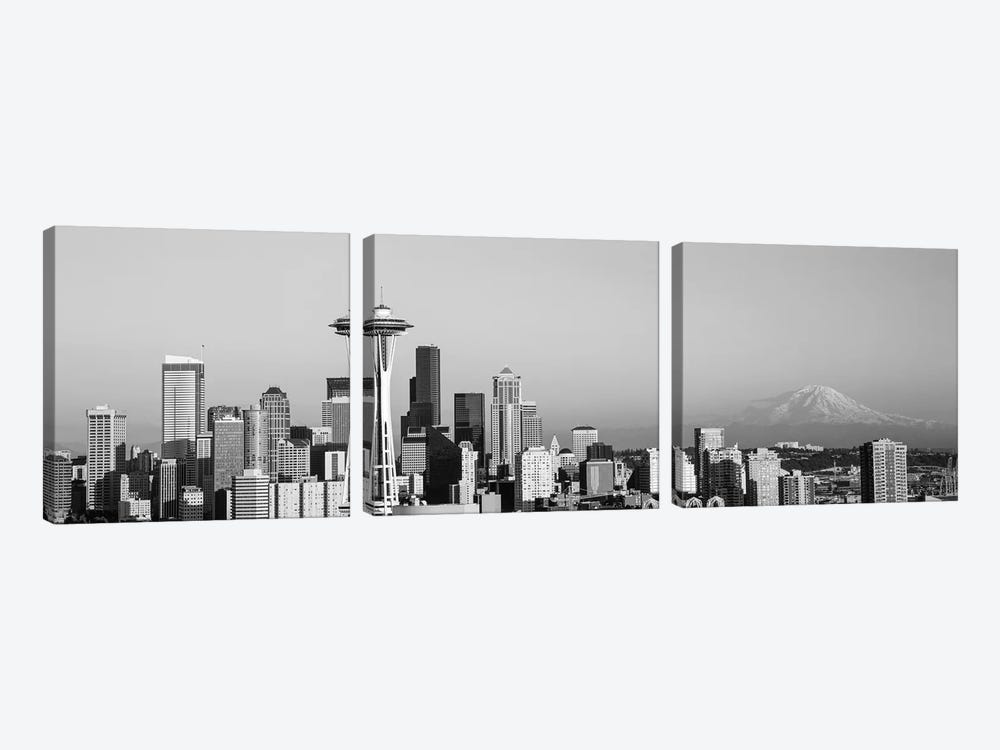 Skyline, Seattle, Washington State, USA by Panoramic Images 3-piece Canvas Print