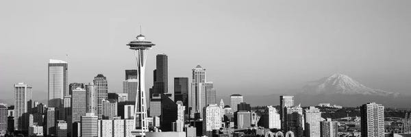 Washington: Skyline, Seattle, Washington State, USA by Panoramic Images
