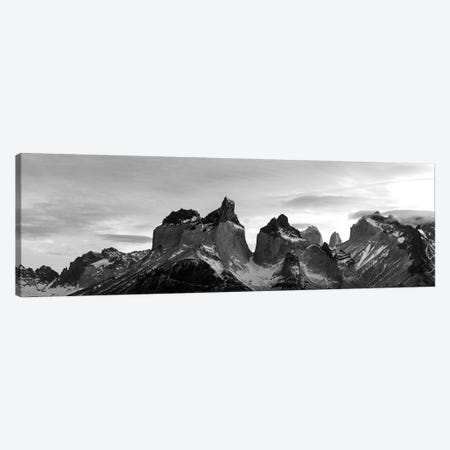Snowcapped Mountain Range, Paine Massif, Torres Del Paine National Park, Magallanes Region, Patagonia, Chile Canvas Print #PIM15232} by Panoramic Images Art Print
