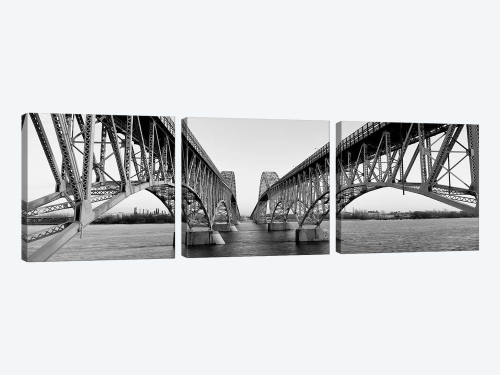 South Grand Island Bridges, New York State, USA by Panoramic Images 3-piece Canvas Artwork