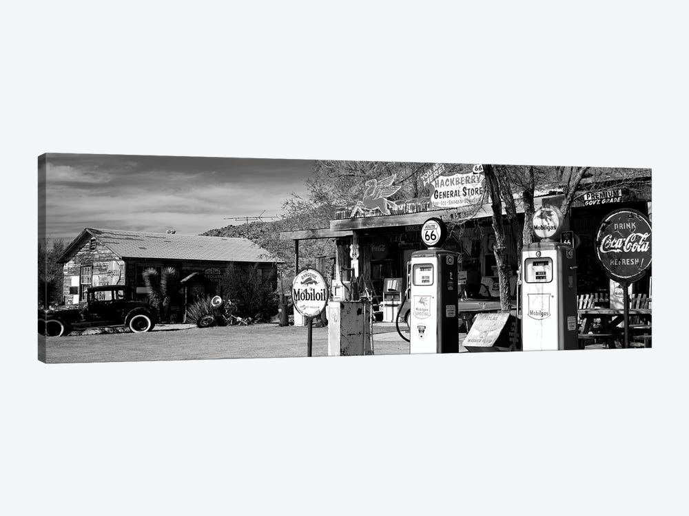 Store With A Gas Station On The Roadside, Route 66, Hackenberry, Arizona, USA by Panoramic Images 1-piece Art Print