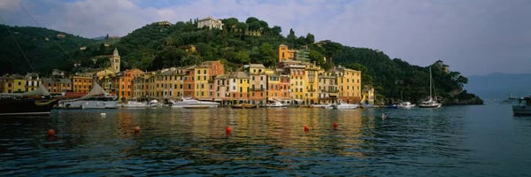 Liguria: Shoreline Architecture, Portofino, Liguria, Italy by Panoramic Images