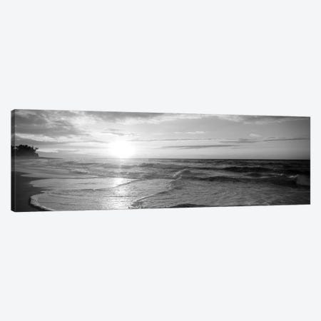 Sunset Over The Sea Canvas Print #PIM15242} by Panoramic Images Canvas Wall Art