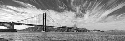 Suspension Bridge Over Pacific Ocean, Golden Gate Bridge, San Francisco Bay, San Francisco, California, USA by Panoramic Images multi panel art