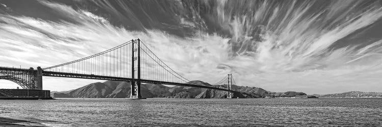 Suspension Bridge Over Pacific Ocean, Golden Gate Bridge, San Francisco Bay, San Francisco, California, USA by Panoramic Images wall art